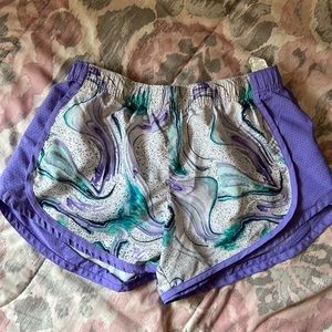 Watercolor running shorts